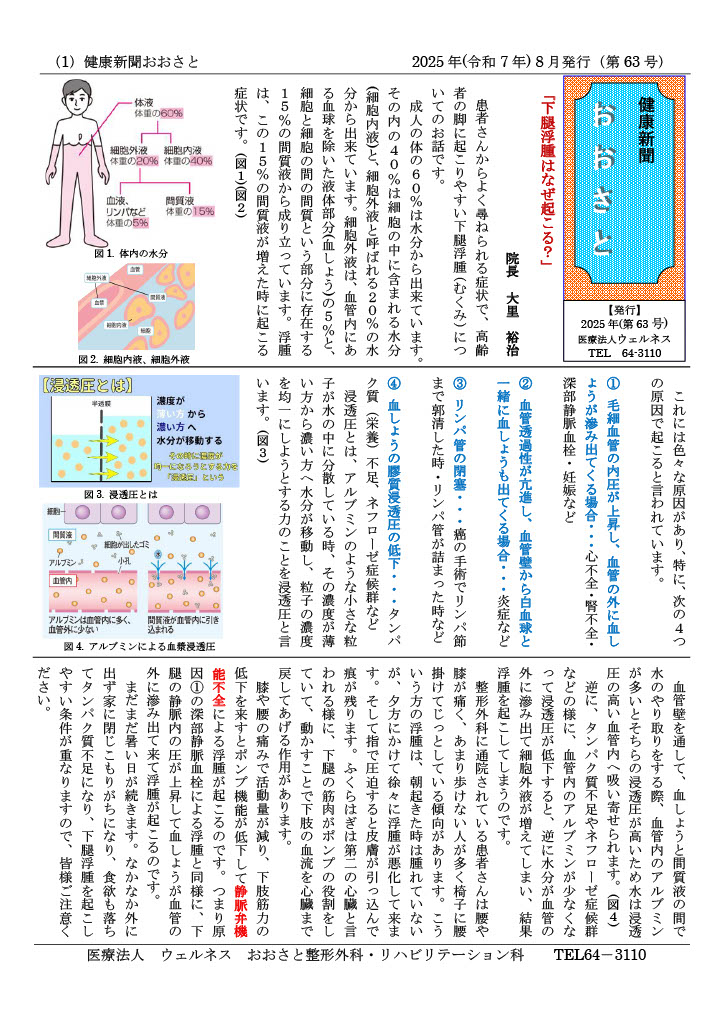 健康新聞おおさと2025年8月号